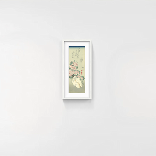 Roses and Puppies, After 1830-Utagawa Hiroshige (Andō Hiroshige)-Pinto Gallery