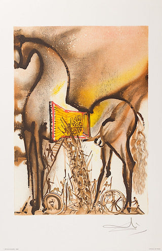 Salvador Dalí - Cheval de Troie (Trojan Horse), 1983 - Pinto Gallery