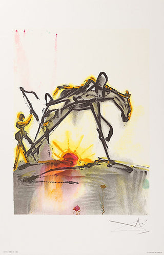 Salvador Dalí - Le Cheval de Labeur (The Horse of Labor), 1983 - Pinto Gallery