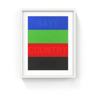 Save The Country Now, 2011-Deborah Kass-Pinto Gallery