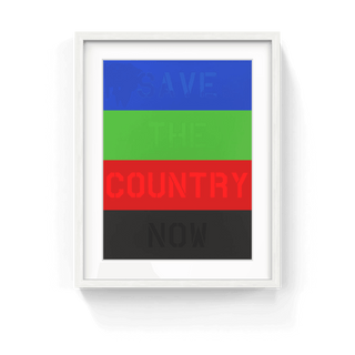 Save The Country Now, 2011-Deborah Kass-Pinto Gallery