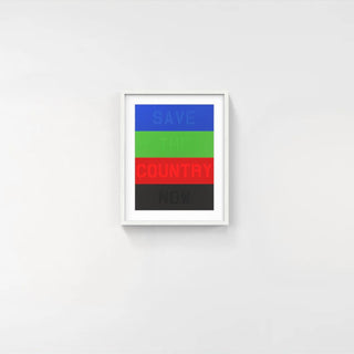 Save The Country Now, 2011-Deborah Kass-Pinto Gallery