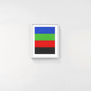 Save The Country Now, 2011-Deborah Kass-Pinto Gallery