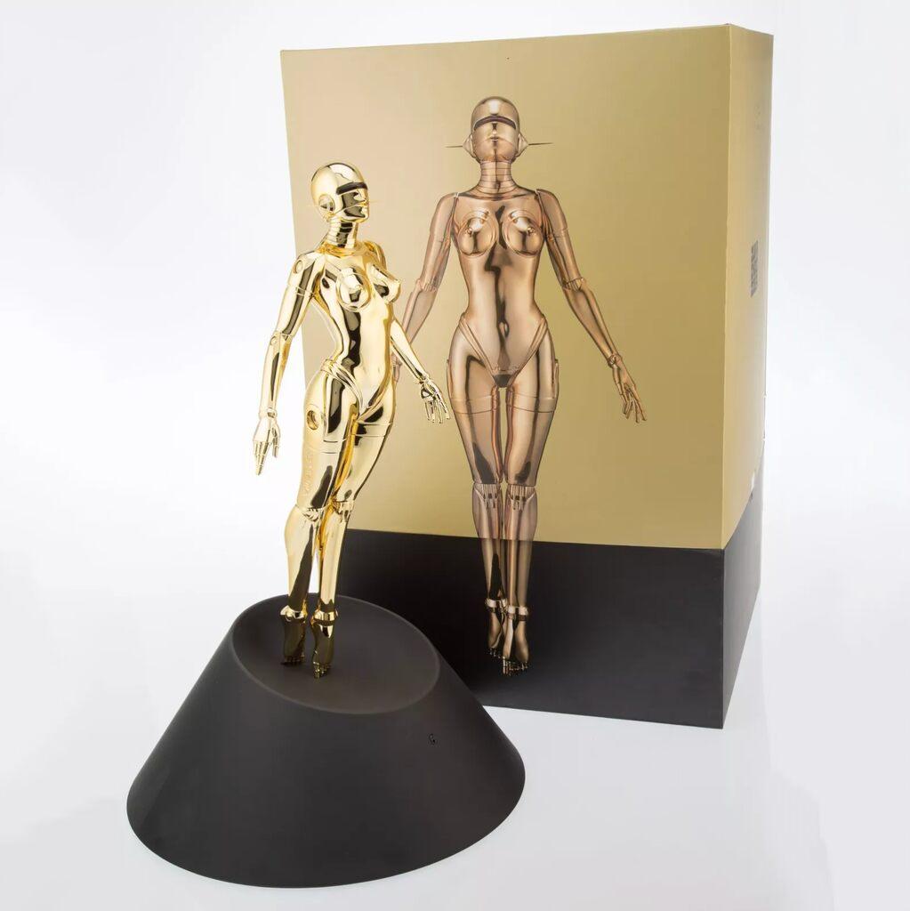 彫刻/オブジェ Sexy Robot floating 1/4 scale Gold ver Hajime Sorayama | Sexy Robot Floating 1/4 Scale (Gold), 2020