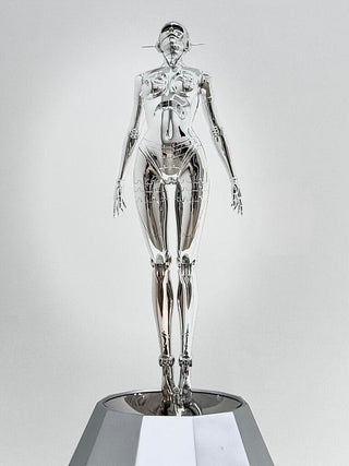 Sexy Robot Floating Type II 1/4 scale (Silver), 2025-Hajime Sorayama-Pinto Gallery