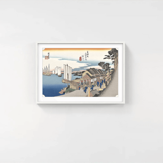 Shinagawa -Daybreak, After 1833-Utagawa Hiroshige (Andō Hiroshige)-Pinto Gallery