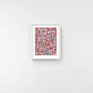 Skulls & Flowers Red, 2016-Takashi Murakami-Pinto Gallery