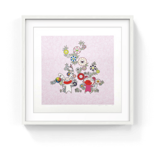 Snow, Moon, and Flower: Flowers with Kaikai and Kiki, 2022-Takashi Murakami-Pinto Gallery