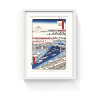 Snow Scene at Nihonbashi Bridge, After 1856-Utagawa Hiroshige (Andō Hiroshige)-Pinto Gallery