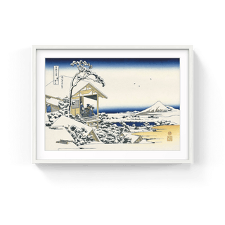 Snowy Morning in Koishikawa, After 1830-Katsushika Hokusai-Pinto Gallery
