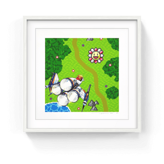Soaring and Incoming - In the Meadow -, 2023-Takashi Murakami-Pinto Gallery