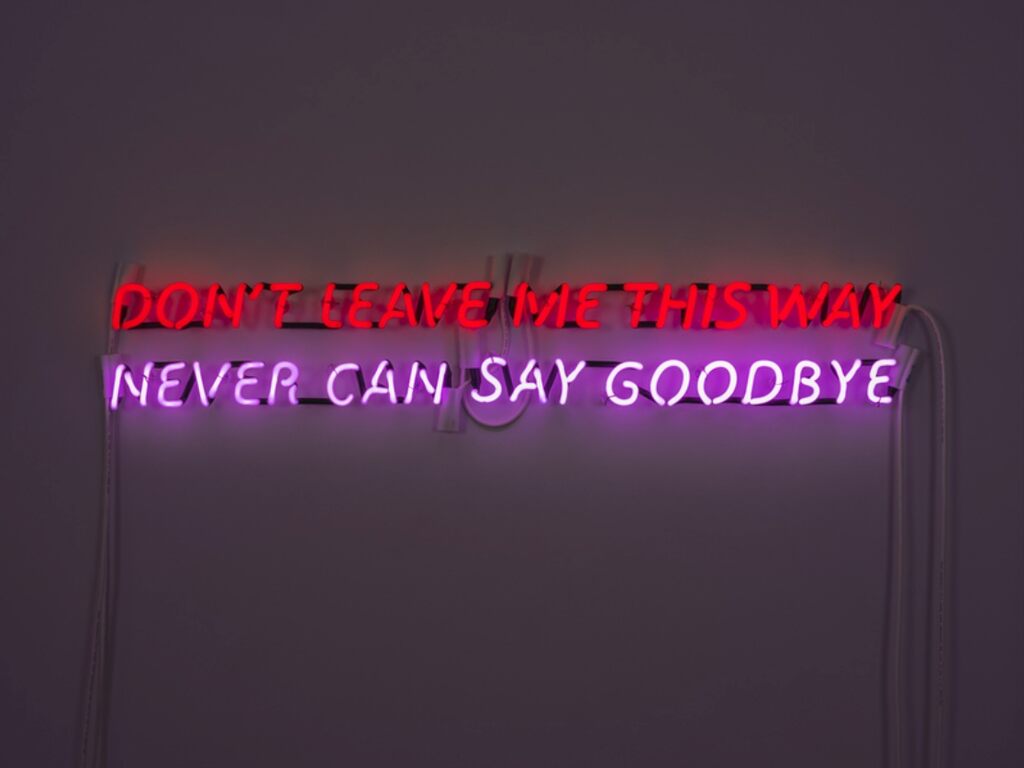 Steven Evans - Don’t Leave Me This Way/Never Can Say Goodbye, 2022 - Pinto Gallery