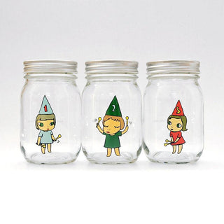 Storage Jar Gril Medium (Set of 3), 2020-Yoshitomo Nara-Pinto Gallery