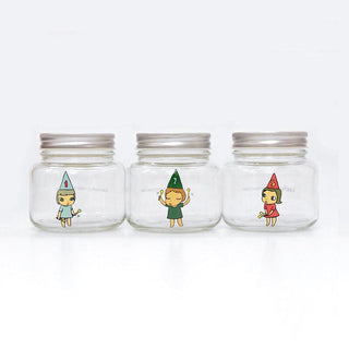 Storage Jar Gril Small (Set of 3), 2020-Yoshitomo Nara-Pinto Gallery