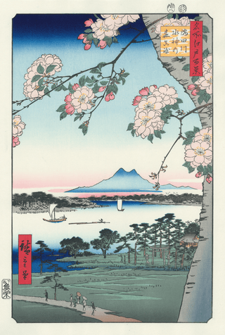 Suijin Grove and Massaki on the Sumida River, After 1856-Utagawa Hiroshige (Andō Hiroshige)-Pinto Gallery