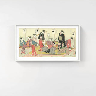 Summer Evening Cooling by the Kamo River at Shijo, After 1782-Torii Kiyonaga-Pinto Gallery