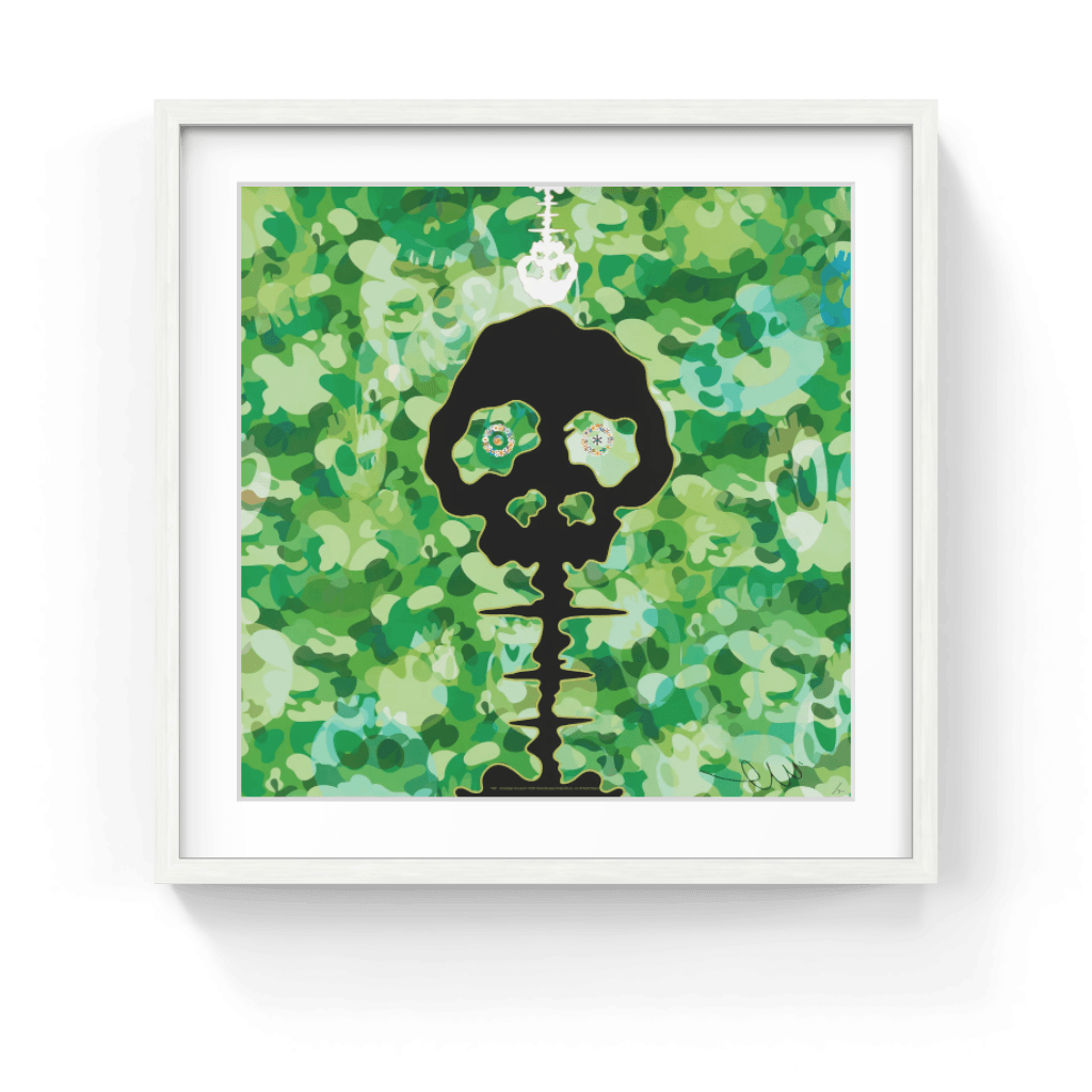 【ステイシー】村上隆 TIME-camouflage moss green Takashi Murakami | TIME – camouflage moss green, 2011 – Pinto Gallery