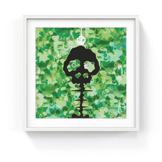 TIME – camouflage moss green, 2011-Takashi Murakami-Pinto Gallery