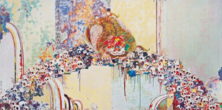 Takashi Murakami - A Picture Of The Blessed Lion Who Stares At Death, 2010 - Pinto Gallery