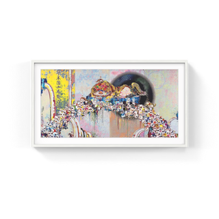 Takashi Murakami - As The Interdimensional Waves Run Through Me, I Can Distinguish Between The Voices Of Angel And Devil!, 2012 - Pinto Gallery