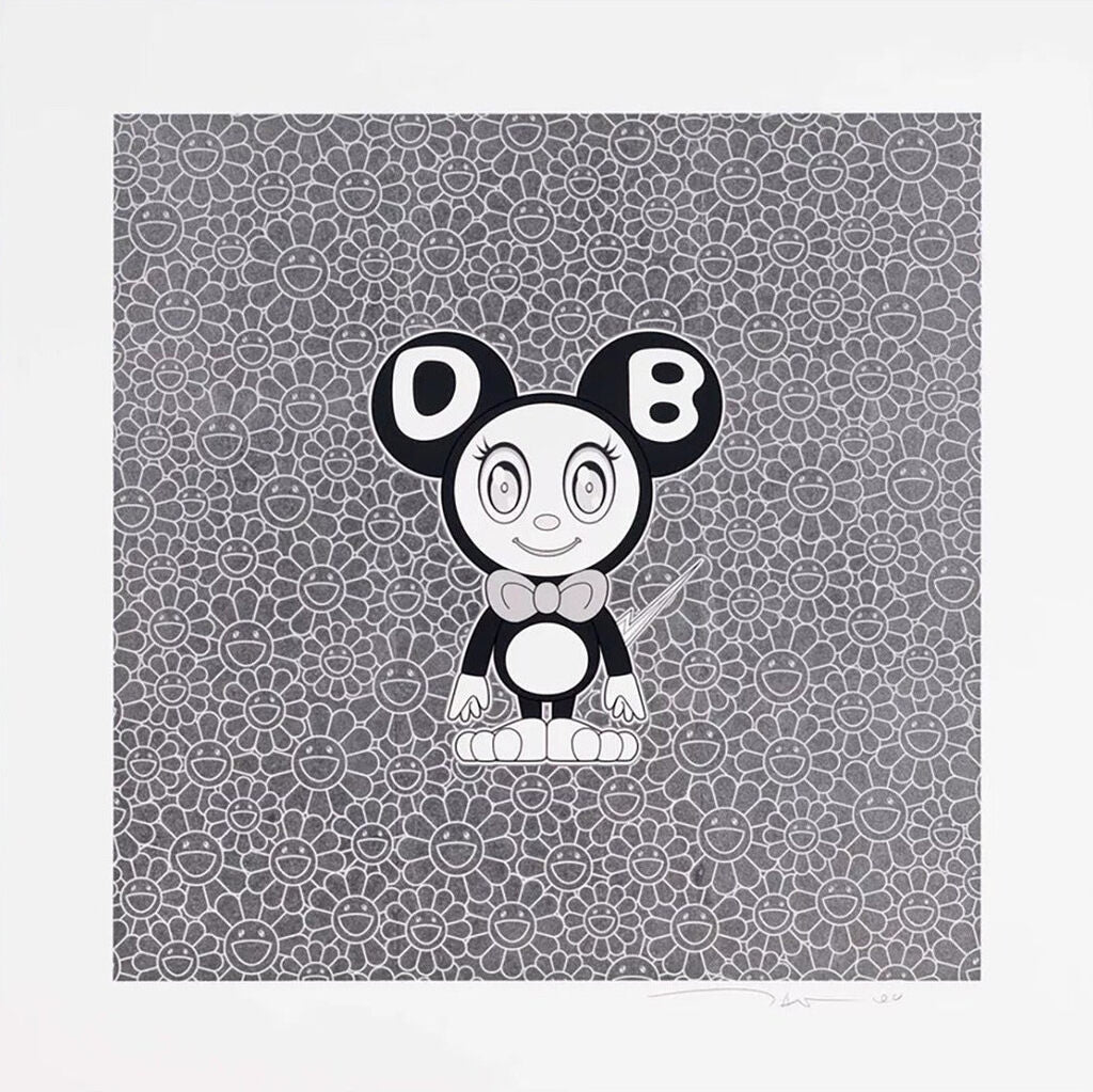 Takashi Murakami - DOB 2021 Black & White, 2021 - Pinto Gallery