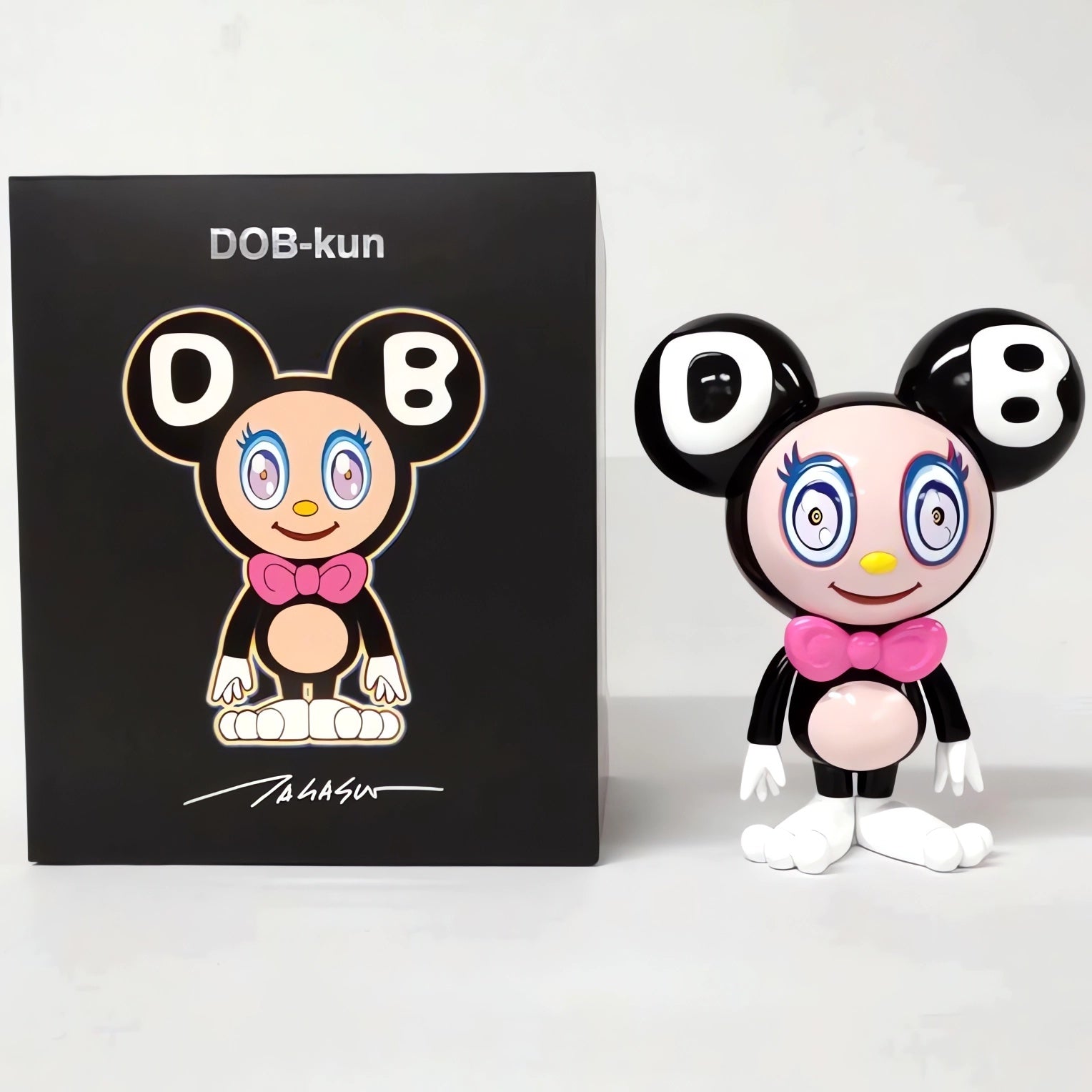 Takashi Murakami - DOB-kun (Black), 2022 - Pinto Gallery