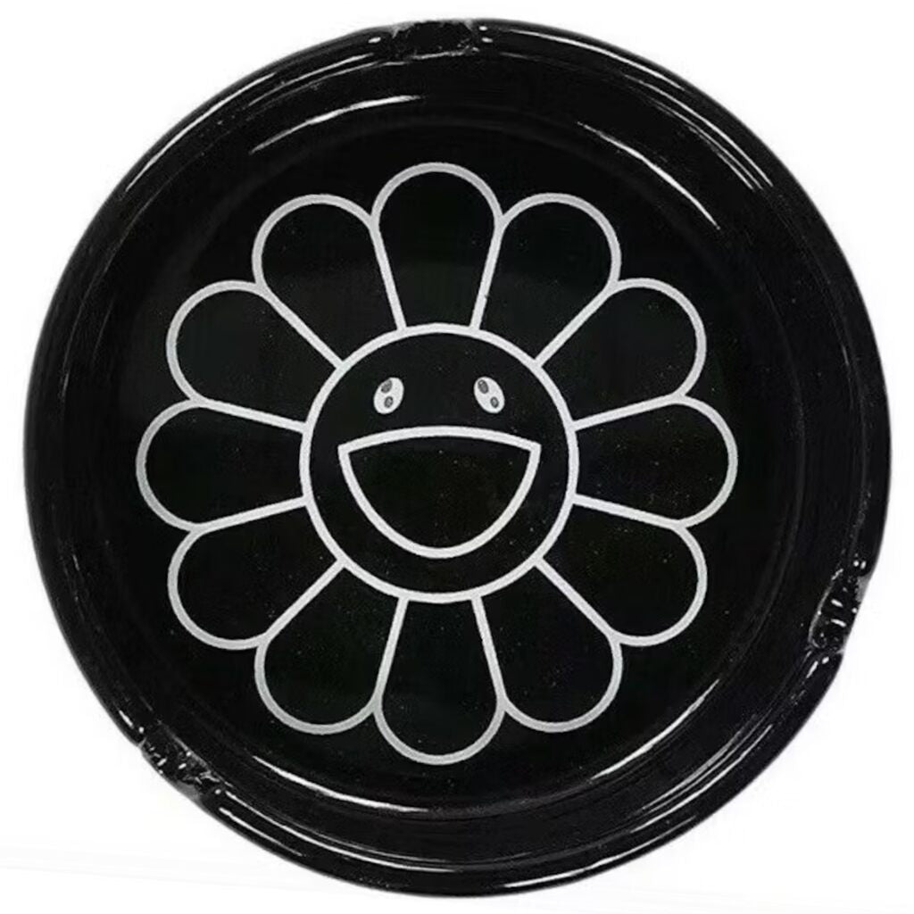 Takashi Murakami - Flower Ashtray (Black), 2019 - Pinto Gallery