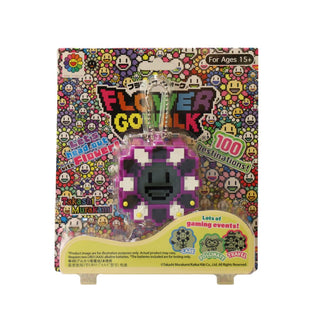 Takashi Murakami - Flower Go Walk / Black x White (Body Color: Purple), 2022 - Pinto Gallery