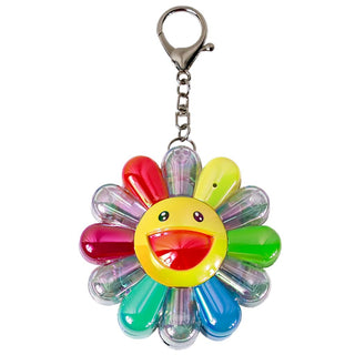 Takashi Murakami - Flower Go Walk Color (Aurora: Multi x White), 2022 - Pinto Gallery