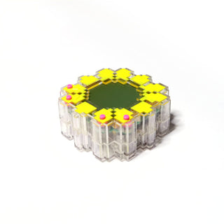 Takashi Murakami - Flower Go Walk / Yellow (Body Color: Clear), 2022 - Pinto Gallery