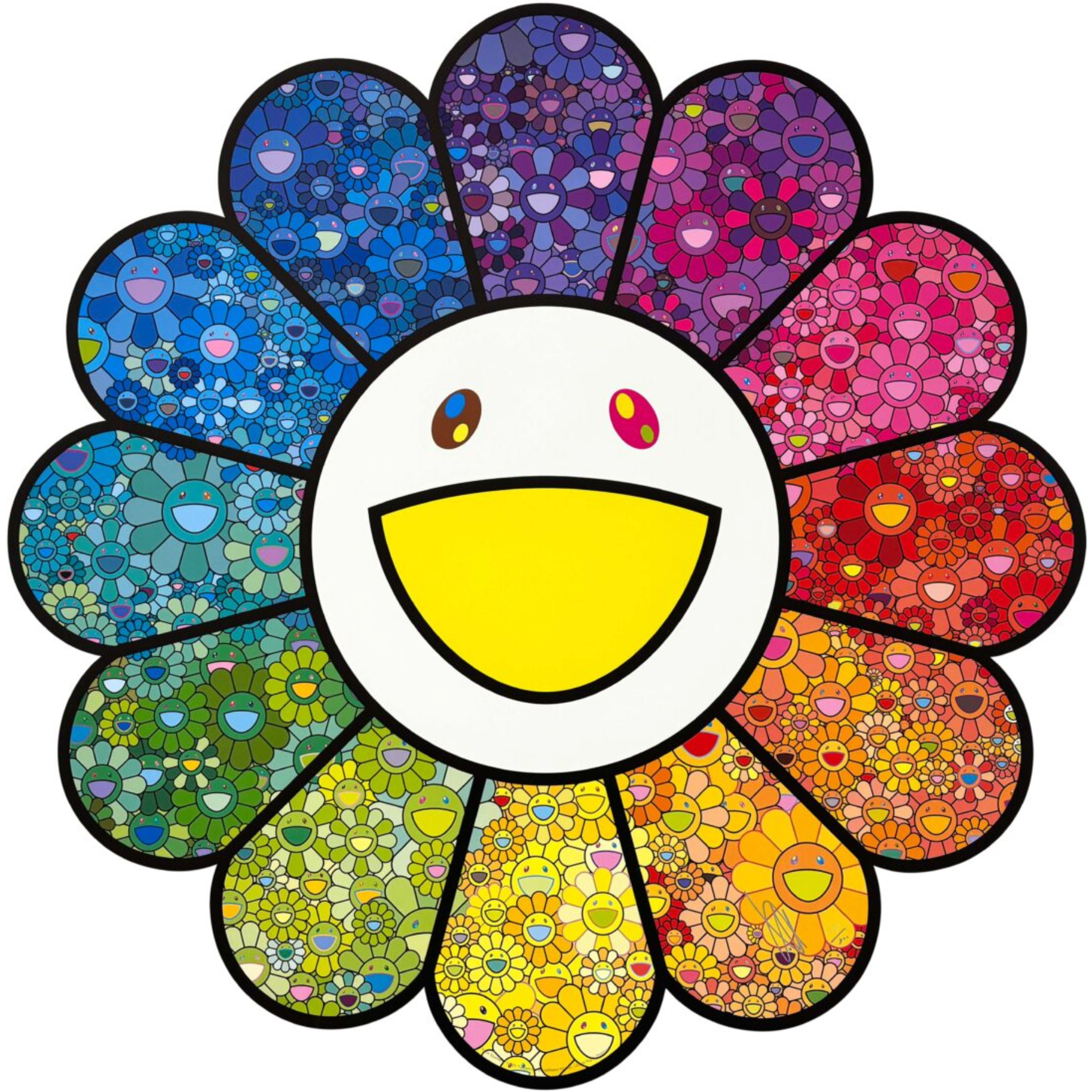 Takashi Murakami - Flower Sparkles!, 2024 - Pinto Gallery