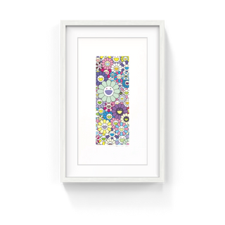 Takashi Murakami - Flower Tanzaku: Enjoying the Cool in Summer on a Riverside Platform, 2025 - Pinto Gallery