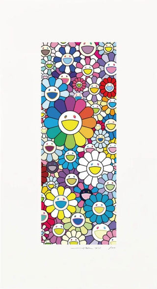 Takashi Murakami - Flower Tanzaku: Rainbow, 2025 - Pinto Gallery
