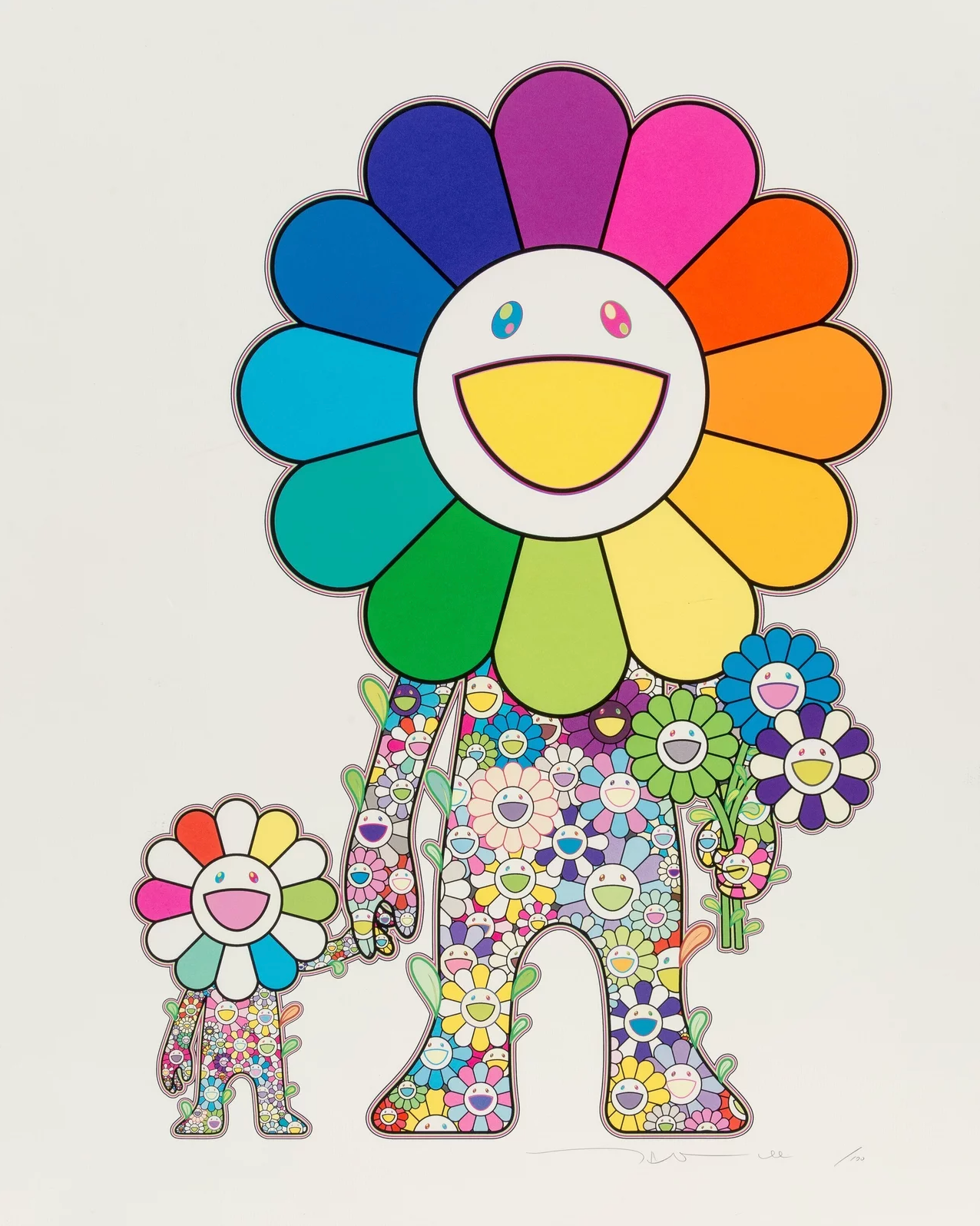 Takashi Murakami - Flower parent and child, 2021 - Pinto Gallery