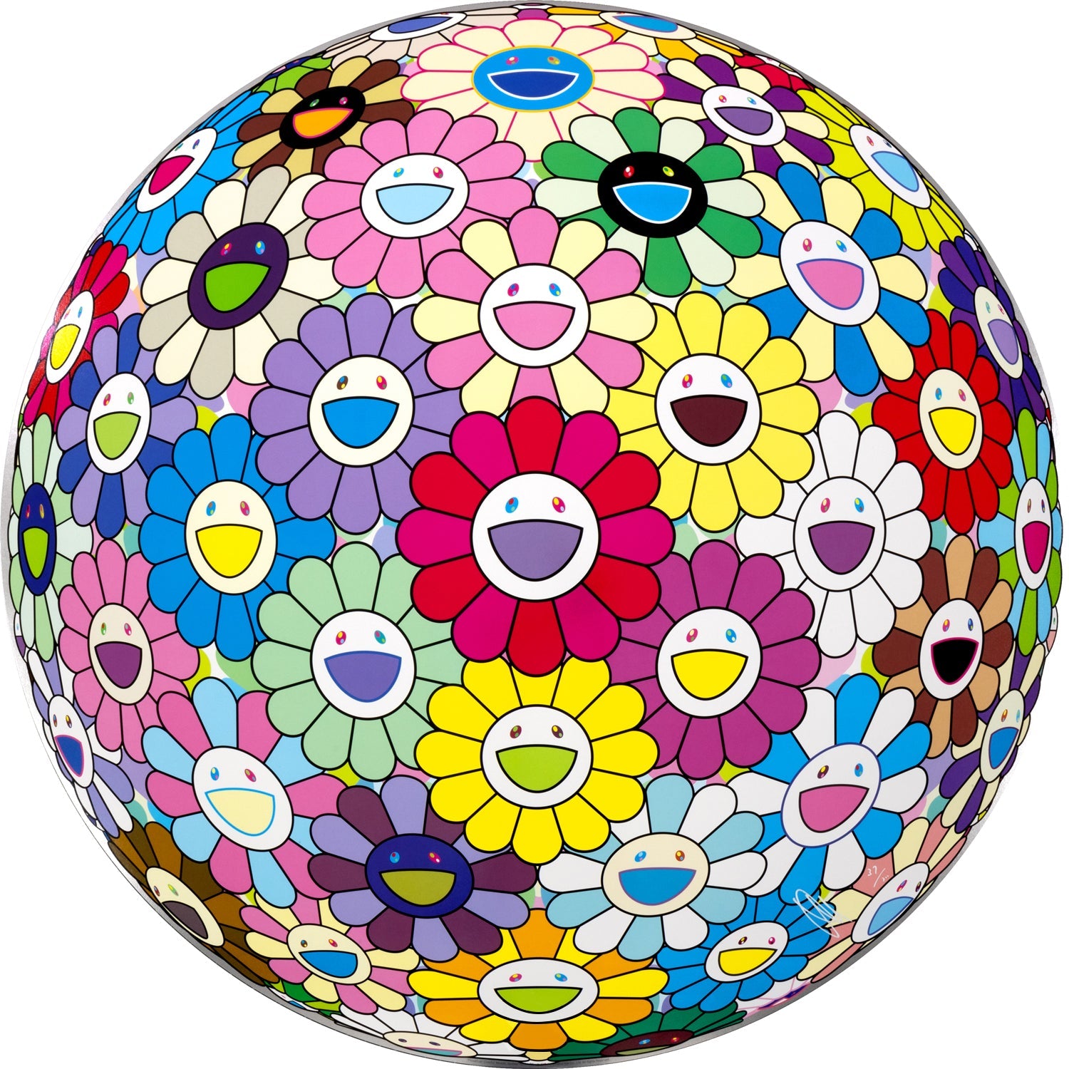 Takashi Murakami - Flowerball: Colorful, Miracle, Sparkle, 2022 - Pinto Gallery