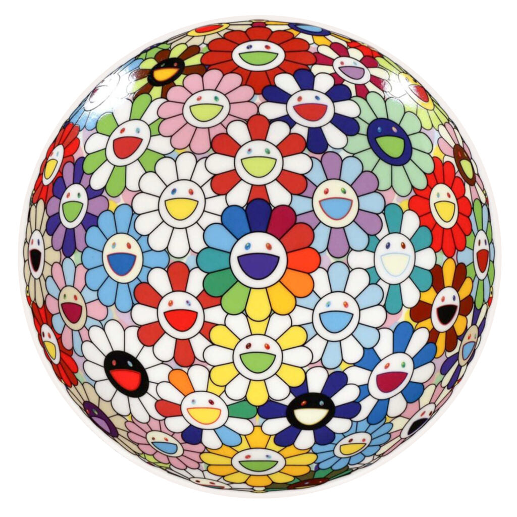 Takashi Murakami - Flowerball Commemorative plate, 2020 - Pinto Gallery