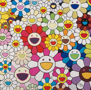 Takashi Murakami - Flowers Blooming in this World and the Land of Nirvana 1, 2013 - Pinto Gallery