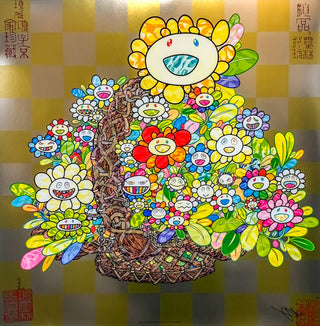 Takashi Murakami - Flowers in a Basket, 2024 - Pinto Gallery