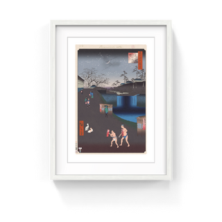 Takashi Murakami - Hiroshige’s 100 Famous Views of Edo: Japonisme Reconsidered—Aoi Slope, outside Toranomon Gate, 2025 - Pinto Gallery