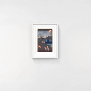 Takashi Murakami - Hiroshige’s 100 Famous Views of Edo: Japonisme Reconsidered—Aoi Slope, outside Toranomon Gate, 2025 - Pinto Gallery