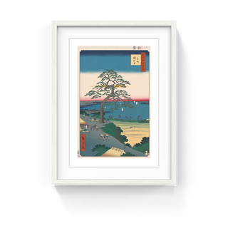 Takashi Murakami - Hiroshige’s 100 Famous Views of Edo: Japonisme Reconsidered—Armor-Hanging Pine,Hakkeizaka, 2025 - Pinto Gallery