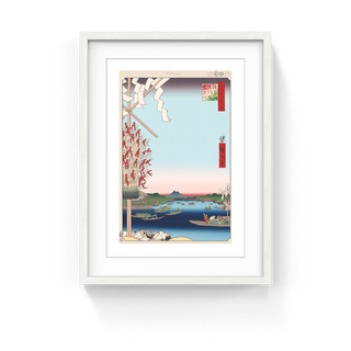 Takashi Murakami - Hiroshige’s 100 Famous Views of Edo: Japonisme Reconsidered—Asakusa River, Great Riverbank, Miyato River, 2025 - Pinto Gallery