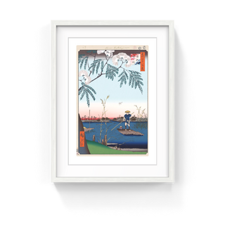 Takashi Murakami - Hiroshige’s 100 Famous Views of Edo: Japonisme Reconsidered—Ayase River and Kanegafuchi, 2025 - Pinto Gallery