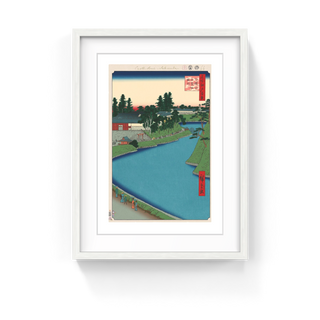 Takashi Murakami - Hiroshige’s 100 Famous Views of Edo: Japonisme Reconsidered—Benkei Moat from Soto-Sakurada to Kōjimachi, 2025 - Pinto Gallery