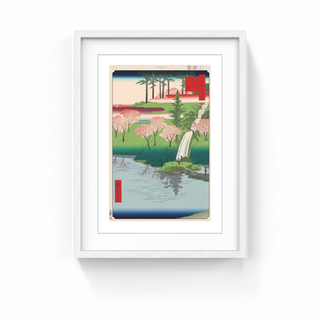 Takashi Murakami - Hiroshige’s 100 Famous Views of Edo: Japonisme Reconsidered—Chiyogaike Pond,Meguro, 2025 - Pinto Gallery