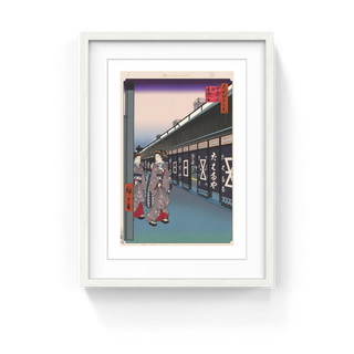 Takashi Murakami - Hiroshige’s 100 Famous Views of Edo: Japonisme Reconsidered—Cotton-Goods Lane,Ōdenma-chō, 2025 - Pinto Gallery