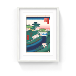 Takashi Murakami - Hiroshige’s 100 Famous Views of Edo: Japonisme Reconsidered—Dam on the Otonashi River at Ōji, 2025 - Pinto Gallery