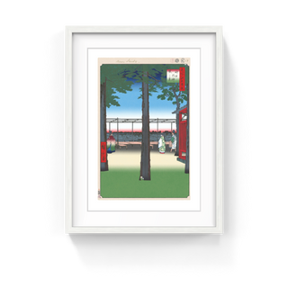 Takashi Murakami - Hiroshige’s 100 Famous Views of Edo: Japonisme Reconsidered—Dawn at Kanda Myōjin Shrine, 2025 - Pinto Gallery