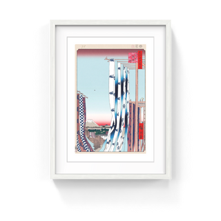 Takashi Murakami - Hiroshige’s 100 Famous Views of Edo: Japonisme Reconsidered—Dyer’s Quarter,Kanda, 2025 - Pinto Gallery