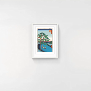 Takashi Murakami - Hiroshige’s 100 Famous Views of Edo: Japonisme Reconsidered—Five Pines, Onagi Canal, 2025 - Pinto Gallery